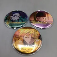 ① 鬼滅の刃 缶バッジ 3セット USJ ユニバーサル・スタジオ・ジャパン