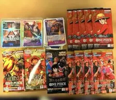 ワンピースカード 未開封パック 4種 +SRセット