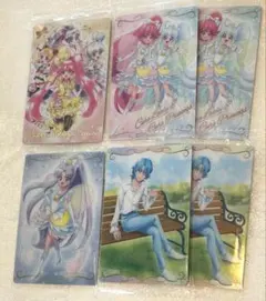 プリキュアウエハース11 ハピネスチャージプリキュア カード6枚セット