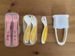 EDISON エジソン　アンパンマン　スプーン フォーク セット　麺カッターのサムネイル