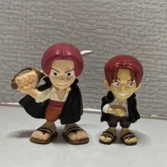 ONE PIECE ワンピース フィギュア 初期 シャンクス 2個セットのサムネイル