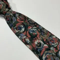 【ネクタイ　アート　シルク　古着】