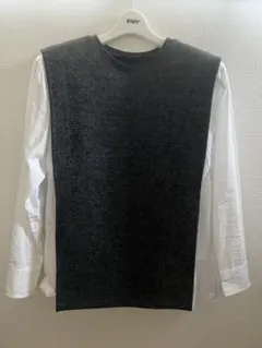 ZARA ベスト付きシャツ