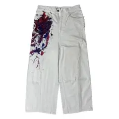 JieDa 3D ワイドデニム ホワイト