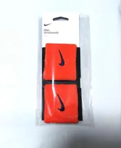 Nike リストバンド 2個セット オレンジ/ブラック