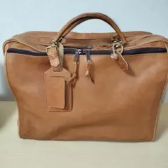 ヴィンテージ ◉オールドコーチ◉ボストンバッグ/ ブラウン/ レザー / 大容量 COACH - オールドコーチ 2way ボストンバッグ ドイツホック 大容量