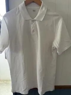 UNIQLO ポロシャツ　白　L
