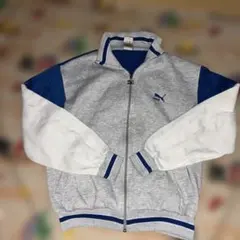 プーマ　PUMA 90s スウェット　ジップ　ジップアップ　裏起毛