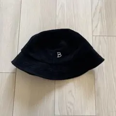 【BEAMS HEART】 黒 バケットハット L/XL