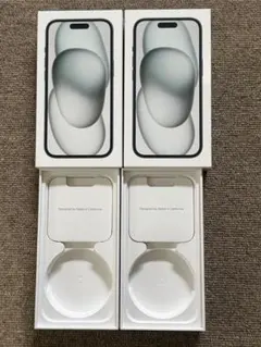 iPhone 15 空箱 2箱セット ブラック