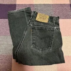 Levi's 505 90s USA製　ブラックデニム　オレンジタブ