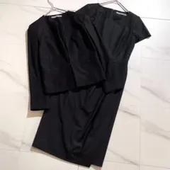 theory luxe　エグゼクティブ　ワンピーススーツ　黒 36