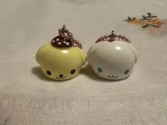 シナモン　ポムポムプリンキーホルダー
