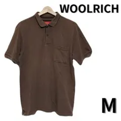 【古着】WOOLRICH ウールリッチ 半袖ポロシャツ ブラウン アメカジのサムネイル