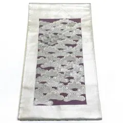 A7935 ●高級 正絹 唐織 駒刺繍 太鼓六通 袋帯