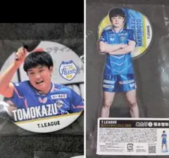 缶バッジ チャンスくじ Tリーグ アクリルスタンド 張本智和 卓球 Tリーグ 缶バッジチャンスくじ 張本智和 アクリルスタンド&缶バッジ