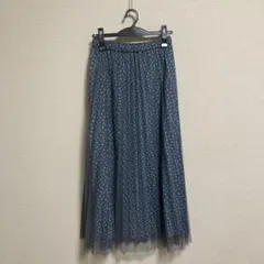 beams 花柄プリーツスカート　定価7590円
