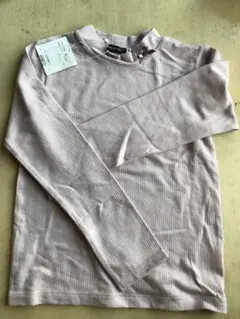 未使用　140サイズ 薄いパープル　長袖カットソー