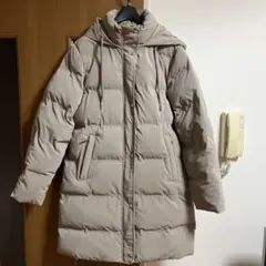 Zara WINDPROOF フード付きキルティングアノラック M