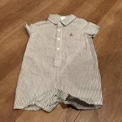 baby GAP ストライプロンパース 6-12ヶ月