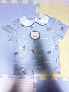 バースデイ コトリ cottoli ライオン 襟付き Tシャツ 90