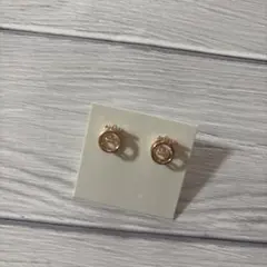ピアス　ピンクゴールド　韓国　未使用品