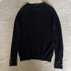 ザラ　ZARA ニット セーター　長袖　黒　M