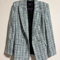ツイード ダブルブレストジャケット