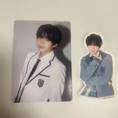 なにわ男子　長尾謙杜　HARDWORK ファミクラ版特典　シール トレカ