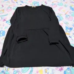 しまむら　大きいサイズ３Ｌチュニック　黒のサムネイル