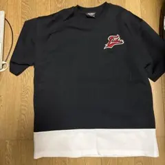 FUBU ゲームシャツ L ブラック ホワイト