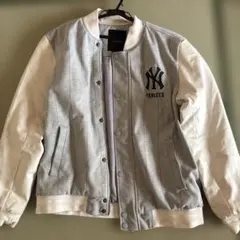 New York Yankees スタジャン グレー