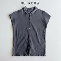 美品 中川政七商店 高島ちぢみ フリーシャツのサムネイル