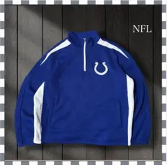 1462/NFLインディアナポリスコルツ フリースジャージハーフジップXL