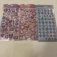 サンリオ ボンボンドロップシール うるちゅるシール セット 日焼け ハンギョドン