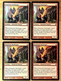MTG 炎族の先触れ/Flamekin Harbinger 英語版 4枚のサムネイル
