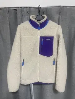 patagonia レトロx クリーム/パープル
