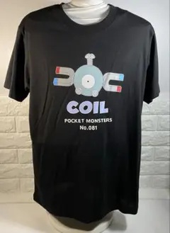 〈タカラトミー〉ポケモン　コイル　半袖Tシャツ［M］ブラック