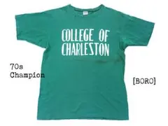★BORO◎★【チャンピオン】70s◆良色！カレッジTシャツ Lサイズ