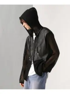 Hare メッシュZIPパーカー