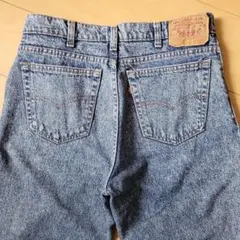 90sUSA製 Levi's 550 W36L30 リラックスフィット ケミカル