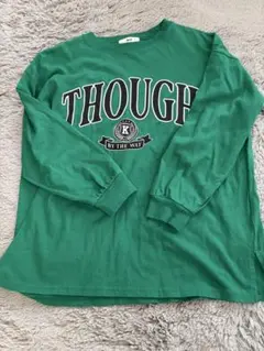 WEGO 長袖Tシャツ グリーン S