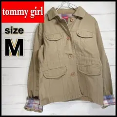 tommy girl トミーガール ミリタリージャケット ワークジャケット M