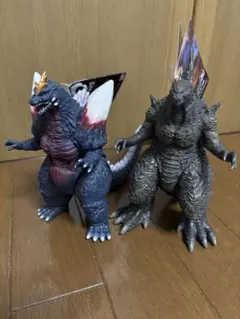 怪獣王ゴジラ (ゴジラvsスペースゴジラ) ソフビ 2個セット - メルカリ