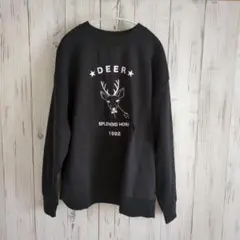 スウェット 黒　裏起毛　新品