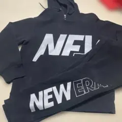 NEW ERA ブラック パーカー スウェットパンツ セットのサムネイル