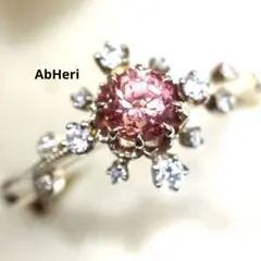天然オレンジサファイア 1.058ct Pt900 ダイヤリング - メルカリ