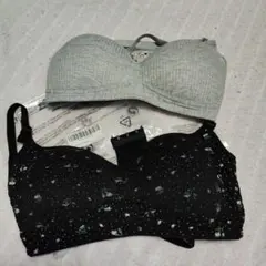 ブラジャーセット グレー ブラック B80