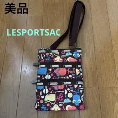 【美品】レスポートサック　ショルダーバッグ　サコッシュ　ポーチ　動物
