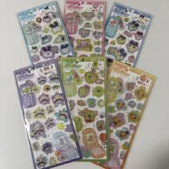 たまごっち ぷっくりシール 立体シール 3dシール6枚セット